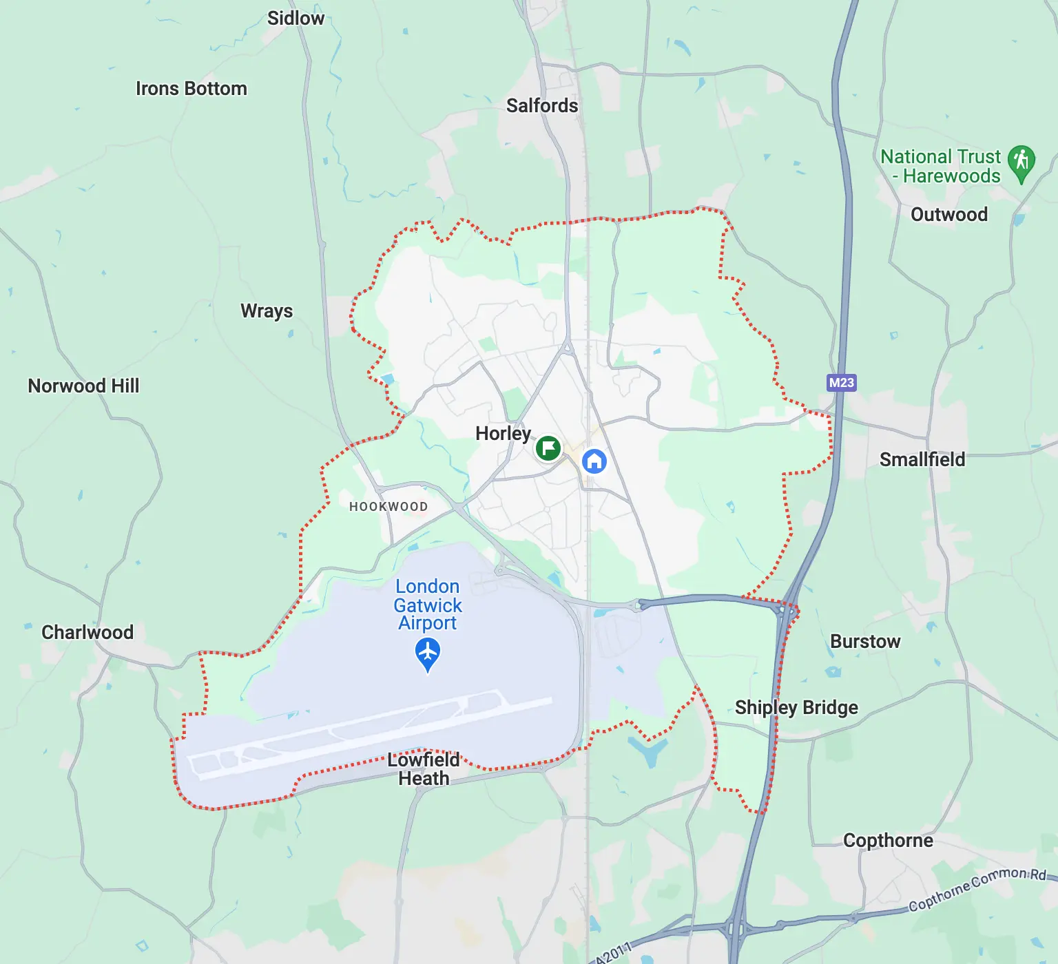 Horley Map HQ